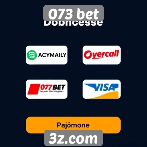Métodos de pagamento disponíveis no 073 bet